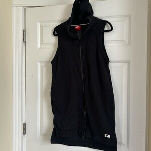 Vintage Nike Women’s Hooded (Knee Length) Vest/Sweater